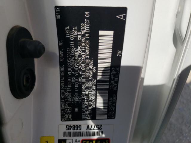 Photo 10 from auction – 2013 TOYOTA SIENNA with VIN 5TDZK3DC6DS401952
