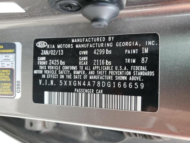 Photo 10 from auction – 2013 KIA OPTIMA EX with VIN 5XXGN4A78DG166659
