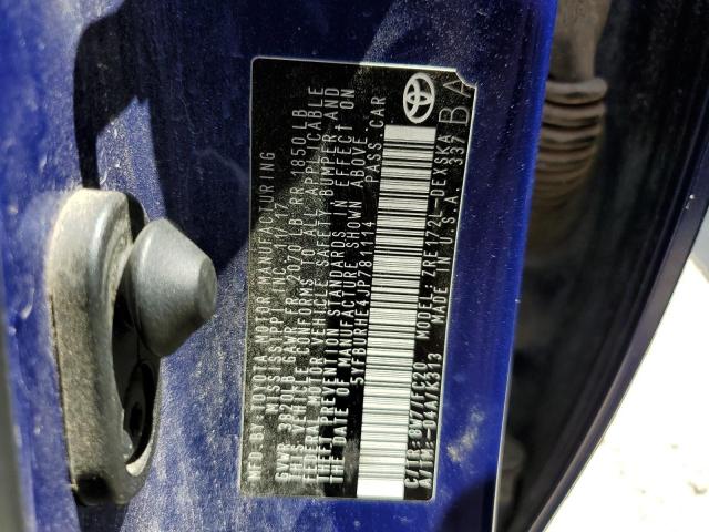 Photo 10 from auction – 2018 TOYOTA COROLLA L with VIN 5YFBURHE4JP781114