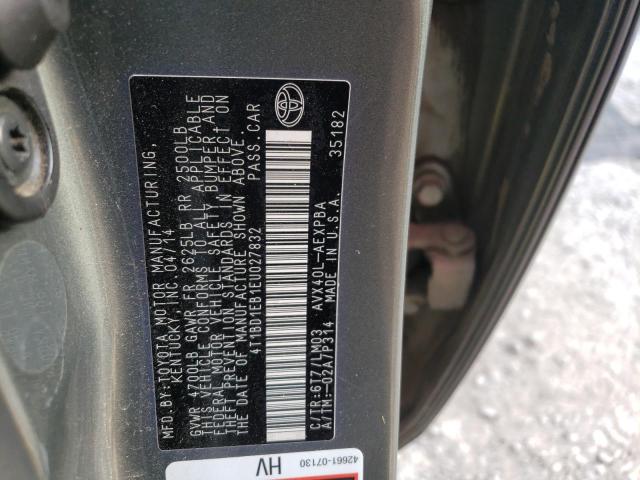 Photo 10 from auction – 2014 TOYOTA AVALON HYB with VIN 4T1BD1EB1EU027832