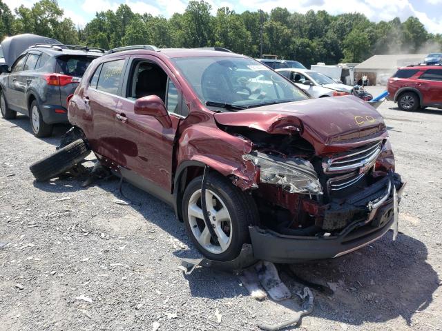 CHEVROLET TRAX LTZ 2016 with VIN 3GNCJRSB7GL203629 - Photo from auction