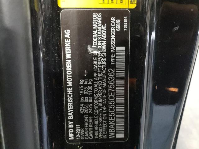 Photo 10 from auction – 2012 BMW 328 I SULE with VIN WBAKE5C55CE756362
