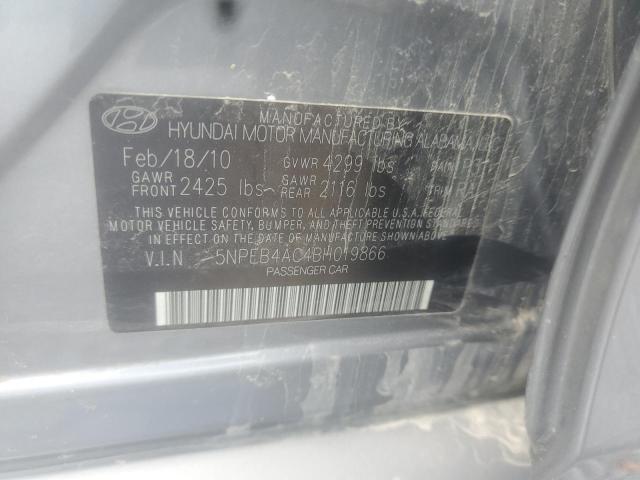 Photo 10 from auction – 2011 HYUNDAI SONATA GLS with VIN 5NPEB4AC4BH019866