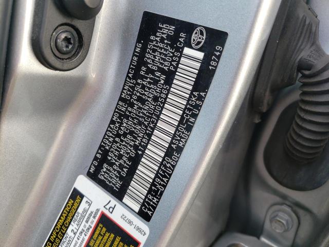 Photo 10 from auction – 2015 TOYOTA CAMRY LE with VIN 4T1BF1FK3FU025865