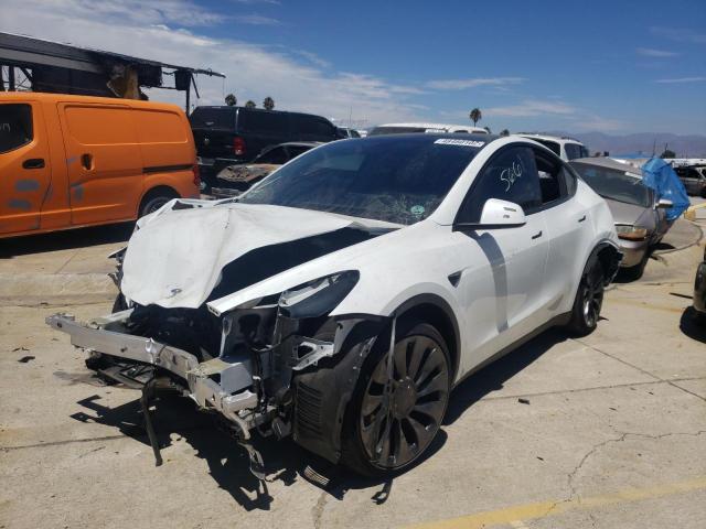 Photo 2 from auction – 2022 TESLA MODEL Y with VIN 7SAYGDEF7NF406632