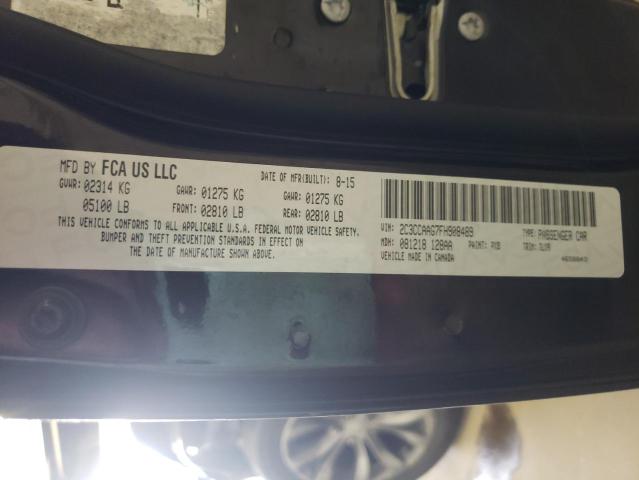 Photo 10 from auction – 2015 CHRYSLER 300 LIMITE with VIN 2C3CCAAG7FH908489