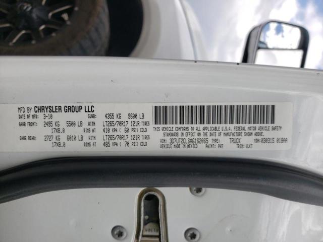 Photo 10 from auction – 2010 DODGE RAM 2500 with VIN 3D7UT2CL6AG162065