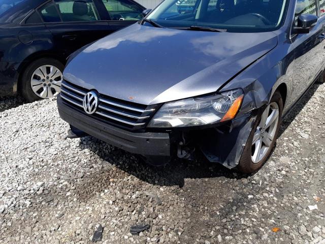 Photo 9 from auction – 2013 VOLKSWAGEN PASSAT SE with VIN 1VWBP7A37DC045296