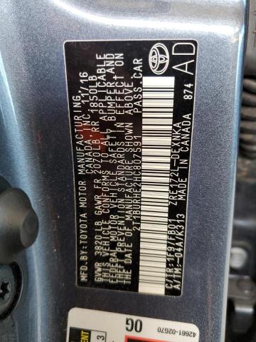 Photo 10 from auction – 2017 TOYOTA COROLLA L with VIN 2T1BURHE2HC807591