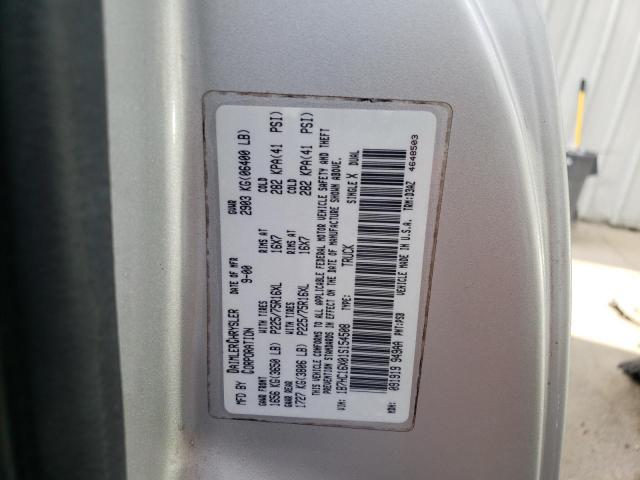 Photo 10 from auction – 2001 DODGE RAM 1500 with VIN 1B7HC16X01S154508