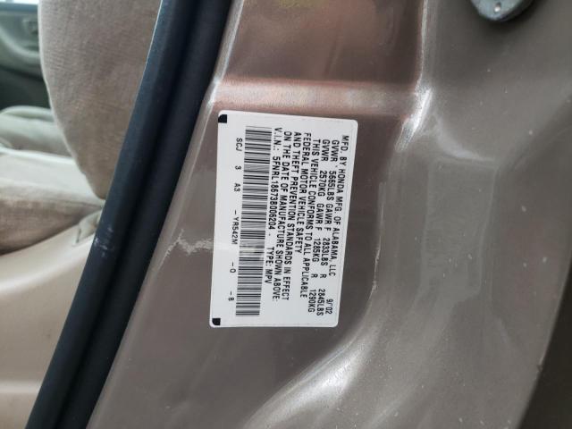 Photo 10 from auction – 2003 HONDA ODYSSEY EX with VIN 5FNRL18673B006204