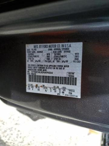 Photo 10 from auction – 2002 FORD F150 with VIN 1FTRX18LX2NA94224