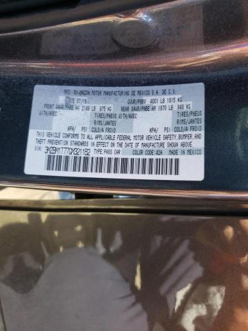 Photo 10 from auction – 2016 MAZDA 3 SPORT with VIN 3MZBM1T77GM321162