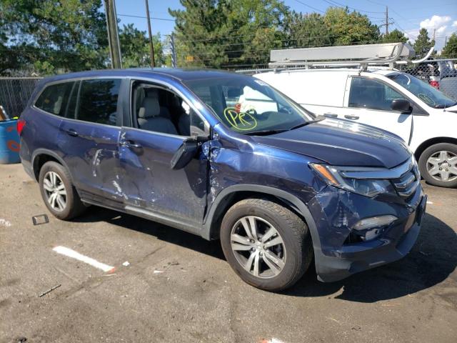 HONDA PILOT EXLN 2016 with VIN 5FNYF6H75GB110348 - Photo from auction