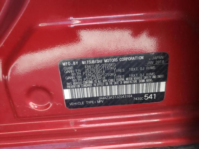 Photo 10 from auction – 2018 MITSUBISHI OUTLANDER with VIN JA4AZ3A37JZ043164