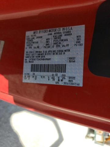 Photo 10 from auction – 2003 FORD F150 with VIN 1FTRX17243NB49681