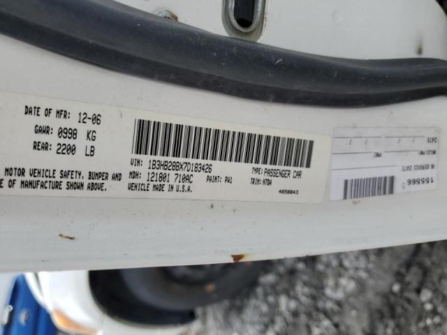 Photo 10 from auction – 2007 DODGE CALIBER with VIN 1B3HB28BX7D183426