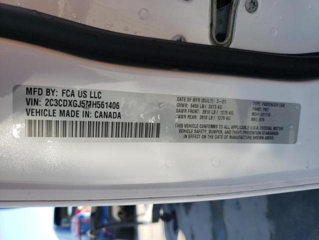 Photo 10 from auction – 2021 DODGE CHARGER SC with VIN 2C3CDXGJ5MH561406