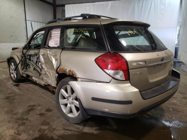 Photo 3 from auction – 2008 SUBARU OUTBACK 2. with VIN 4S4BP62C587317446