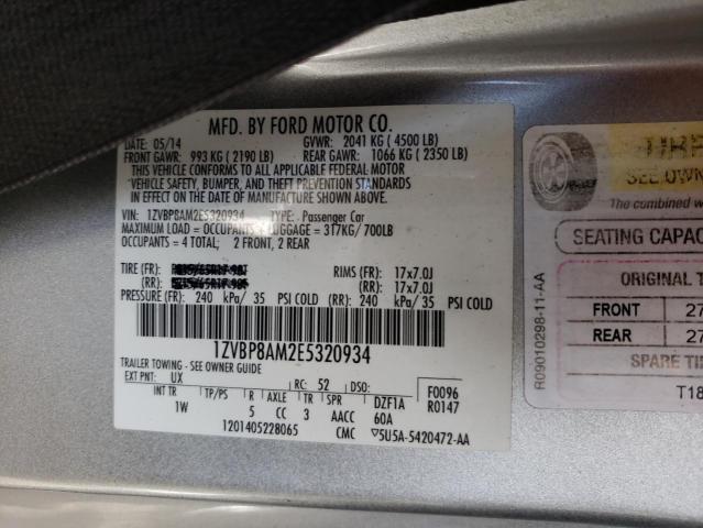 Photo 10 from auction – 2014 FORD MUSTANG with VIN 1ZVBP8AM2E5320934