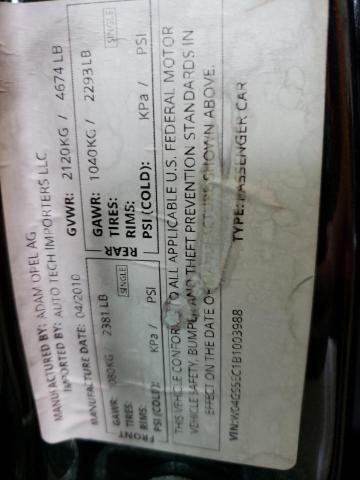 Photo 10 from auction – 2011 BUICK REGAL CXL with VIN W04GS5EC1B1003988