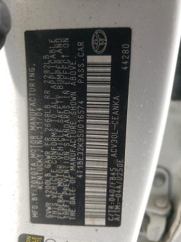 Photo 10 from auction – 2005 TOYOTA CAMRY BASE with VIN 4T1BE32K95U016574