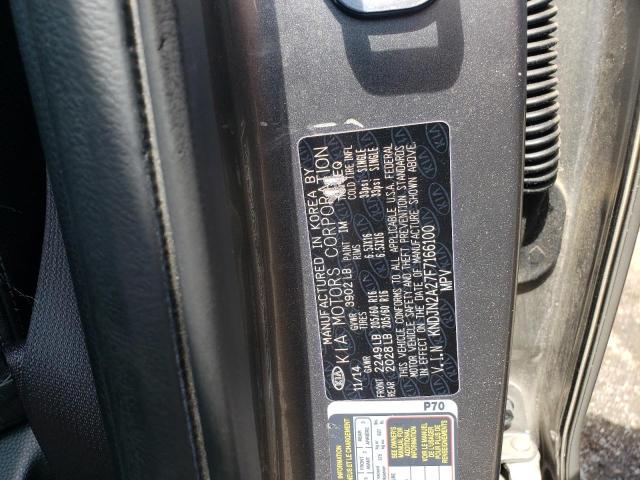 Photo 10 from auction – 2015 KIA SOUL with VIN KNDJN2A27F7166100