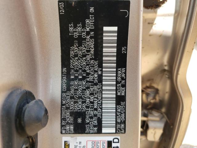 Photo 10 from auction – 2004 TOYOTA HIGHLANDER with VIN JTEDP21A240015701