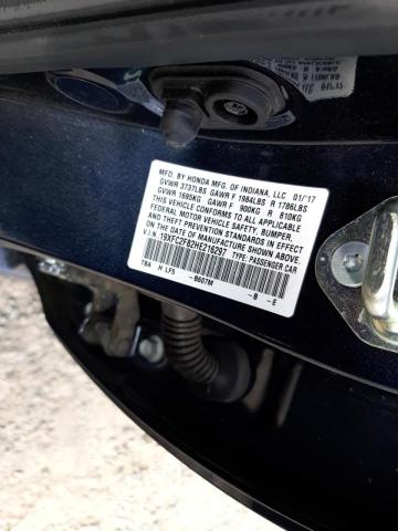 Photo 10 from auction – 2017 HONDA CIVIC EX with VIN 19XFC2F82HE216297