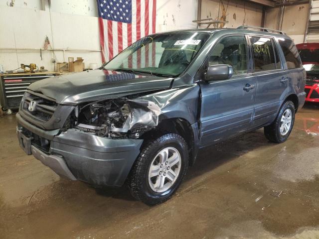 Photo 2 from auction – 2005 HONDA PILOT EXL with VIN 2HKYF18555H546603