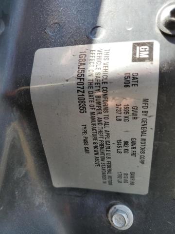 Photo 10 from auction – 2007 SATURN ION LEVEL with VIN 1G8AJ55F07Z108355