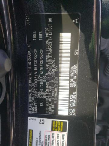 Photo 10 from auction – 2021 LEXUS RX 350 with VIN 2T2HZMAA4MC218859