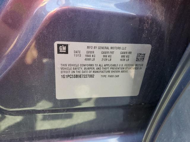 Photo 10 from auction – 2014 CHEVROLET CRUZE LT with VIN 1G1PC5SB9E7227082