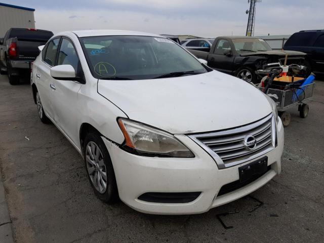 NISSAN SENTRA S 2013 with VIN 3N1AB7AP6DL660302 - Photo from auction