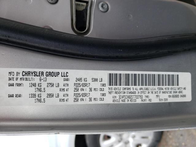Photo 10 from auction – 2013 DODGE JOURNEY SE with VIN 3C4PDCAB2DT722793