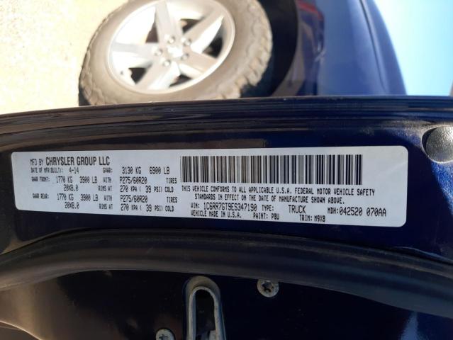 Photo 10 from auction – 2014 RAM 1500 SLT with VIN 1C6RR7GT9ES347190