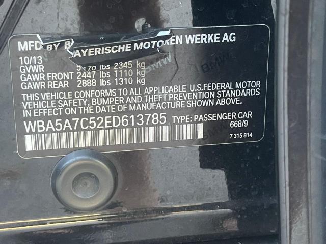 Photo 10 from auction – 2014 BMW 528 XI with VIN WBA5A7C52ED613785