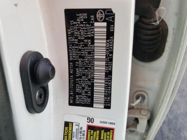 Photo 10 from auction – 2016 TOYOTA COROLLA L with VIN 2T1BURHE6GC553186