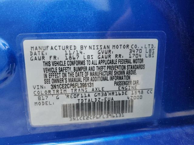 Photo 10 from auction – 2015 NISSAN VERSA NOTE with VIN 3N1CE2CP6FL396131