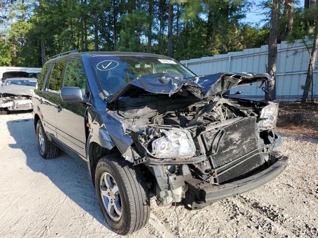 HONDA PILOT EX 2006 with VIN 2HKYF18486H531635 - Photo from auction
