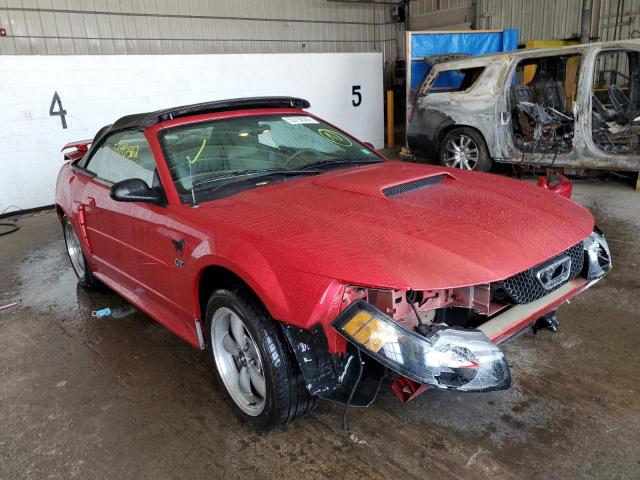 FORD MUSTANG GT 2002 with VIN 1FAFP45X32F185072 - Photo from auction