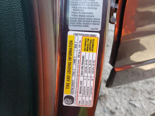Photo 10 from auction – 2017 BUICK ENVISION E with VIN LRBFXBSA4HD190802