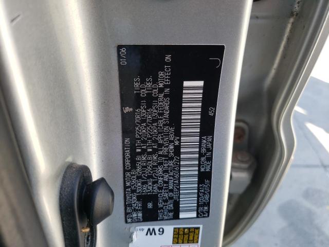 Photo 10 from auction – 2006 TOYOTA HIGHLANDER with VIN JTEEP21A160161272