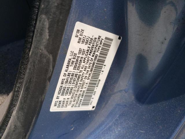Photo 10 from auction – 2009 HONDA ODYSSEY EX with VIN 5FNRL38659B010983