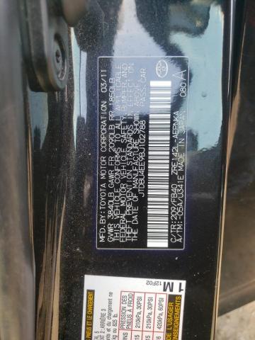 Photo 10 from auction – 2011 TOYOTA CORROLLA with VIN JTDBU4EE9BJ102788