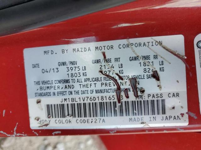 Photo 10 from auction – 2013 MAZDA 3 I with VIN JM1BL1V76D1816528
