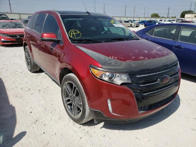FORD EDGE SEL 2013 with VIN 2FMDK3JC3DBA40465 - Photo from auction