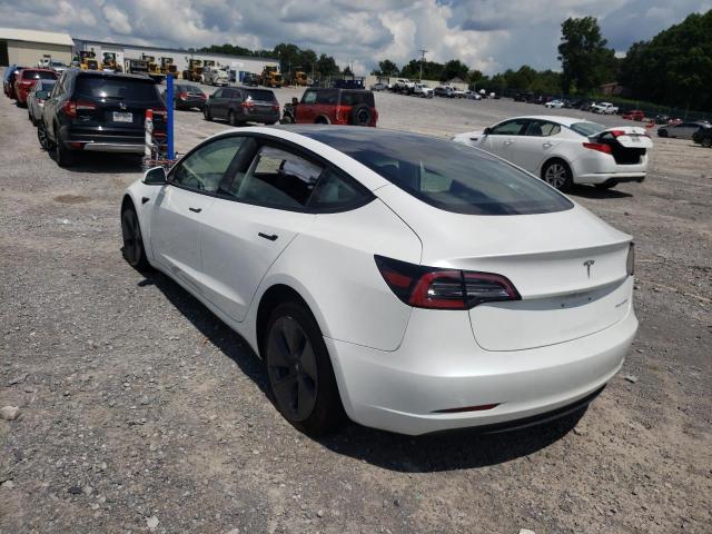 Photo 3 from auction – 2022 TESLA MODEL 3 with VIN 5YJ3E1EB1NF107968