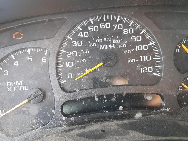 Photo 8 from auction – 2003 CHEVROLET AVALANCHE with VIN 3GNEC13T93G292683