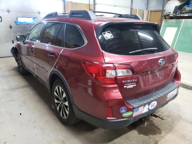 Photo 3 from auction – 2015 SUBARU OUTBACK 2. with VIN 4S4BSBNC9F3305839